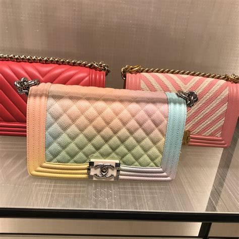 chanel rainbow bag replica|bags that look like chanel.